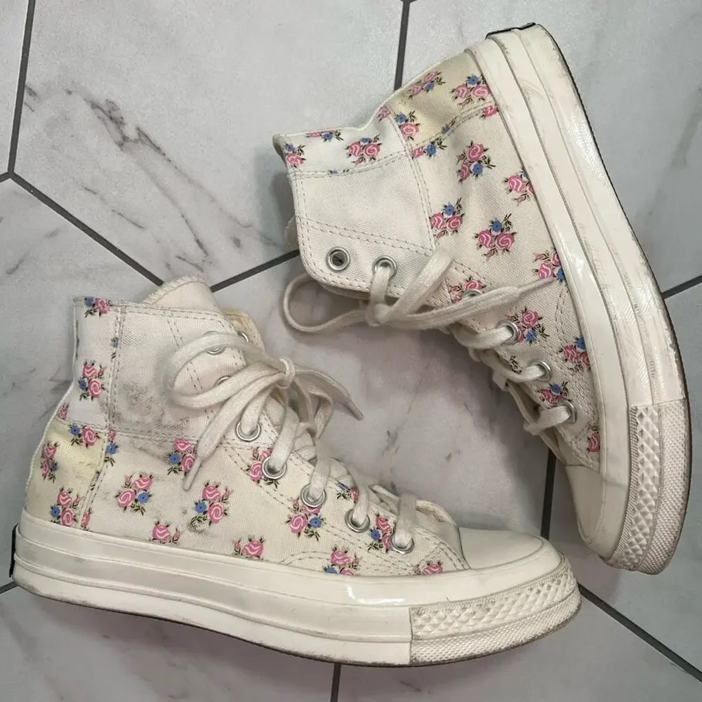 Converse Chuck Taylor All Star Gran-Z Patchwork Floral High-Top Sneaker Size 7